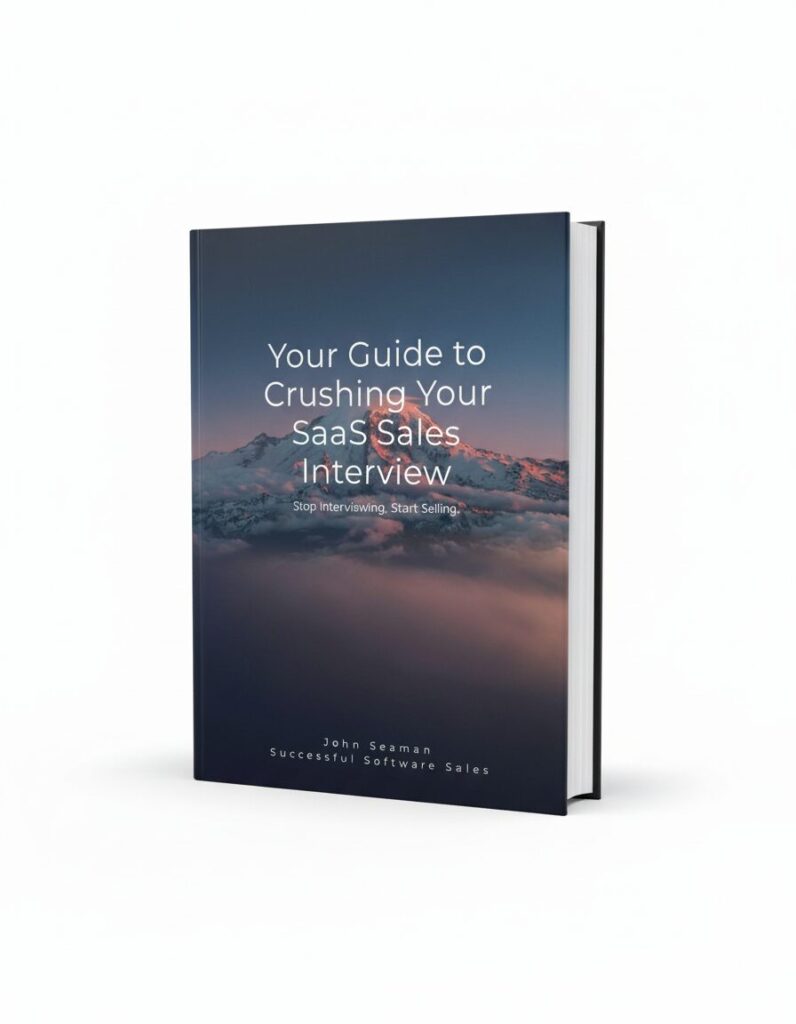 SaaS sales interview guide ebook cover